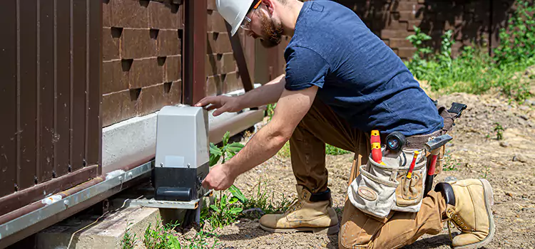 Electric Driveway Gate Installation St. Michael